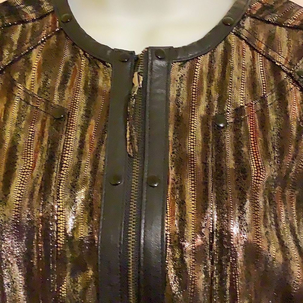 Chico’s Leather Jacket Reversible - image 8